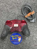 Wired Controller - MadCatz - DualForce - Red (Playstation 2) Pre-Owned