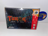 Turok 2: Seeds Of Evil (Nintendo 64) Pre-Owned: Game, Manual, 3 Inserts, Poster, and Box