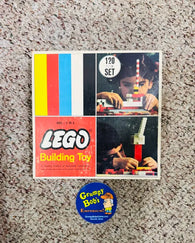 1966 / Harder to Find! / LEGO BUILDING TOY / #120 / "New Old Stock" From the Samsonite LEGO Catalog / 120 Pc. Set / For Ages 3-8 / NEW/SEALED / Box Shows Some Wear