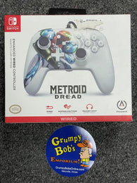 Enhanced Wired Controller - PowerA - Metroid Dread Edition (Nintendo Switch) Pre-Owned w/ Box