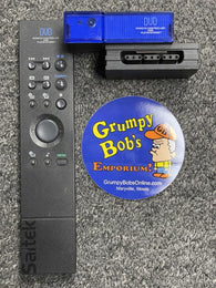DVD Remote w/ Dongle - Saitek - Black (Playstation 2) Pre-Owned
