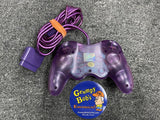 Wired Controller - intec -  Turbo Shock 2 - Purple (Playstation 2) Pre-Owned