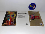 The Legend of Zelda: Ocarina of Time (Nintendo 64) Pre-Owned: Game, Manual, 2 Inserts, Tray, and Box