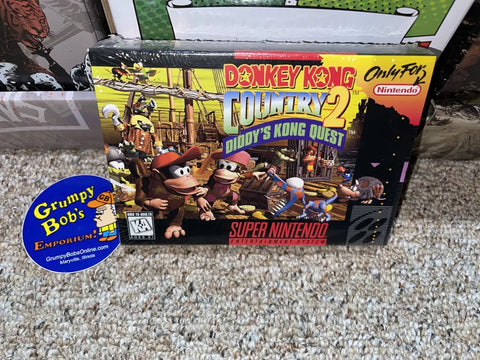Donkey Kong Country 2: Diddy's Kong Quest (Super Nintendo) NEW