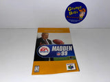 Madden 99 (Nintendo 64) Pre-Owned: Game, Manual, Tray, and Box