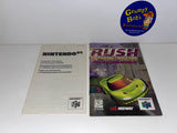 San Francisco: Rush Extreme Racing (Nintendo 64) Pre-Owned: Game, Manual, 1 Insert, Poster, Tray, and Box