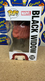 POP! Marvel #132: Captain America Civil War - Black Widow (Funko POP! Bobble-Head) Figure and Box w/ Protector (As Pictured)