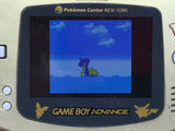 System - Gold Pokemon Center New York Edition [Backlit MOD] (Nintendo Game Boy Advance) Pre-Owned (As Pictured)