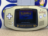 System - Gold Pokemon Center New York Edition [Backlit MOD] (Nintendo Game Boy Advance) Pre-Owned (As Pictured)
