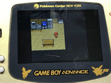 System - Gold Pokemon Center New York Edition [Backlit MOD] (Nintendo Game Boy Advance) Pre-Owned (As Pictured)