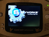 System - Gold Pokemon Center New York Edition [Backlit MOD] (Nintendo Game Boy Advance) Pre-Owned (As Pictured)