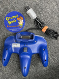Wired Controller - TTX - Blue (Nintendo 64) Pre-Owned