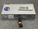 VCR Video Cassette Recorder & DVD/CD Player Combo - EWD2003 - 19 Micron Head (Emerson) Pre-Owned w/ Remote