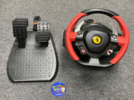 Thrustmaster Ferrari 458 Spider Racing Wheel w/ Pedals (Xbox Series X/S, One, PC Windows) Pre-Owned