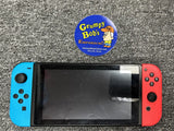 System (Nintendo Switch) Pre-Owned w/ Neon Blue & Neon Red Joy-Con w/ Wrist Straps + Dock, HDMI, AC Adapter, and Box (In Store Sale and Pick Up ONLY)