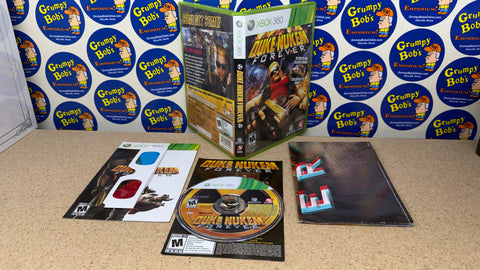 Duke Nukem Forever (Xbox 360) Pre-Owned: Game, Manual, Insert, Poster, 3D Glasses, and Case (As Pictured)