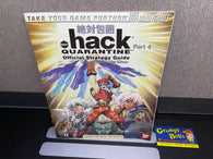 .Hack Part 4 - Quarantine: Official Strategy Guide (BradyGames) Pre-Owned