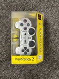 Dualshock 2 Analog Controller - Silver - Official Sony (Playstation 2) NEW