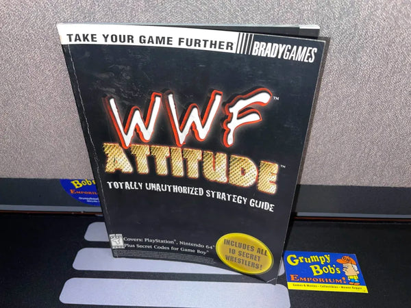 WWF Attitude: Totally Unauthorized Strategy Guide (BradyGames) Pre-Owned