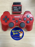 Wireless Controller - Tomee - 2.4GHz Duo 3 - Red (Playstation 2) Pre-Owned w/ Dongle