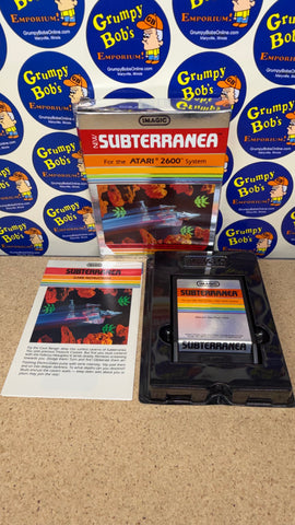Subterranea (Atari 2600) Pre-Owned: Game, Maunal, and Box (As Pictured)