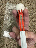 1960's / CASPER / PEZ Dispenser / Blue Body / Red Inner Sleeve / Die Cut Side / NO Feet / Made in Austria / U.S. Patent 2,620,061 / Pre-Owned / See Photos
