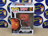 POP! Movies #750: Hellboy (Funko POP!) Figure and Box w/ Protector (Possibly Signed by Ron Perlman / As Pictured)
