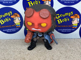 POP! Movies #750: Hellboy (Funko POP!) Figure and Box w/ Protector (Possibly Signed by Ron Perlman / As Pictured)