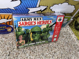 Army Men: Sarge's Heroes (Nintendo 64) Pre-Owned: Game, Manual, 2 Inserts, and Box