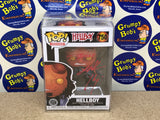 POP! Movies #750: Hellboy (Funko POP!) Figure and Box w/ Protector (Possibly Signed by Ron Perlman / As Pictured)
