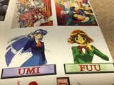 Magic Knight Rayearth (Sega Saturn) Pre-Owned: Disc, Manual w/ Stickers & Registration Card, and Case (As Pictured)