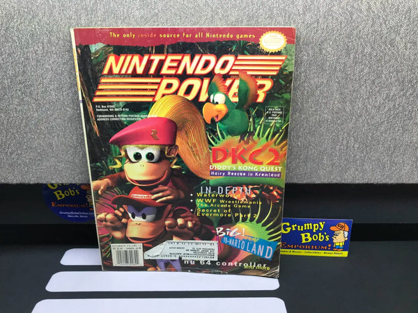 Nintendo Power: December 1995 Volume 79 (Magazine) Pre-Owned w/ Earthworm Jim 2 Poster +  + 2 Mailer Inserts + Cards (As Pictured)