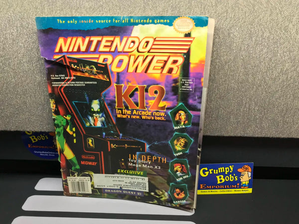 Nintendo Power: February 1996 Volume 81 (Magazine) Pre-Owned w/ Ken Griffey Jr Winning Run Poster + 2 Mailer Inserts (As Pictured)