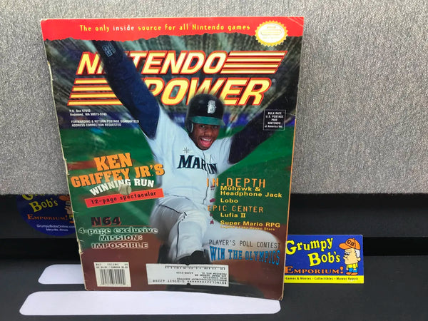 Nintendo Power: May 1996 Volume 84 (Magazine) Pre-Owned w/ Super Mario RPG Legend of the Seven Stars Poster & Cards  + 2 Mailer Inserts (As Pictured)