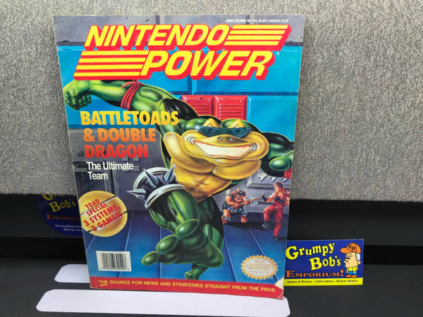 Nintendo Power: June 1993 Volume 49 (Magazine) Pre-Owned w/ Jurassic Park Poster + 2 Mailer Inserts (As Pictured)