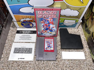 Blades of Steel (Konami Classic Series) (Nintendo) Pre-Owned: Game, Manual, Insert, Dust Cover, Styrofoam, and Box