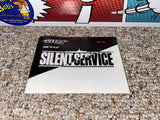 Silent Service (Nintendo) Pre-Owned: Game, Manual, Dust Cover, Styrofoam, and Box