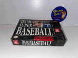 Tecmo Super Baseball (Super Nintendo) Pre-Owned: Game, Manual, 3 Inserts, Poster, Tray, and Box