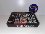 Tecmo Super Baseball (Super Nintendo) Pre-Owned: Game, Manual, 3 Inserts, Poster, Tray, and Box