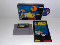 D-Force (Super Nintendo) Pre-Owned: Game, Manual, and Box