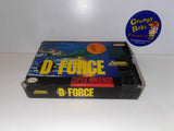 D-Force (Super Nintendo) Pre-Owned: Game, Manual, and Box