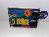 D-Force (Super Nintendo) Pre-Owned: Game, Manual, and Box