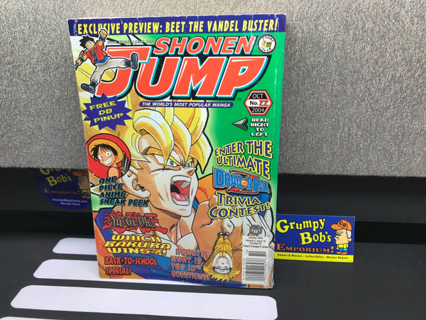 Shonen Jump: The World's Most Popular Manga [October 2004 / No. 22] (Viz Media) (As Pictured) Pre-Owned w/ "Dragon Ball" Pinup