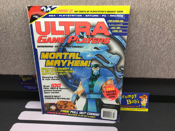 Ultra Game Players: July 1997 / Issue 99 / "Mortal Kombat Sub-Zero" Cover (Magazine) (As Pictured) Pre-Owned
