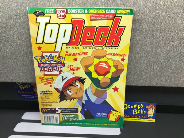 Top Deck: Volume 2 / Issue 2 / "Pokemon Ash" Cover (Magazine) (As Pictured) Pre-Owned (No Booster or Card)