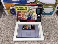 Mario Is Missing (Super Nintendo) Pre-Owned: Game, Tray, and Box