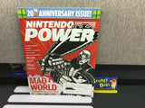 Nintendo Power: Volume 231 / August 2008 "20th Anniversary / Mad World" Cover (Magazine) (As Pictured) Pre-Owned w/ "Mushroom Men: The Spore Wars" Cards