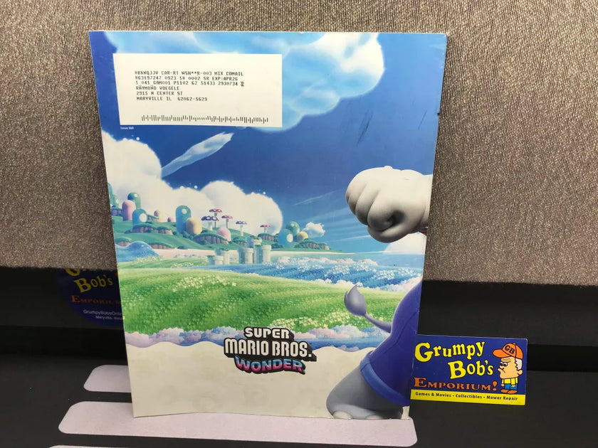 Grumpy Mario Game Informer: Issue 380