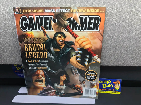 Game Informer: Issue 175 "Brutal Legend" Cover (Magazine) (As Pictured) Pre-Owned