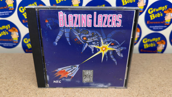 Blazing Lazers (Turbografx 16) Pre-Owned: Game, Manual, and Case [As Pictured]